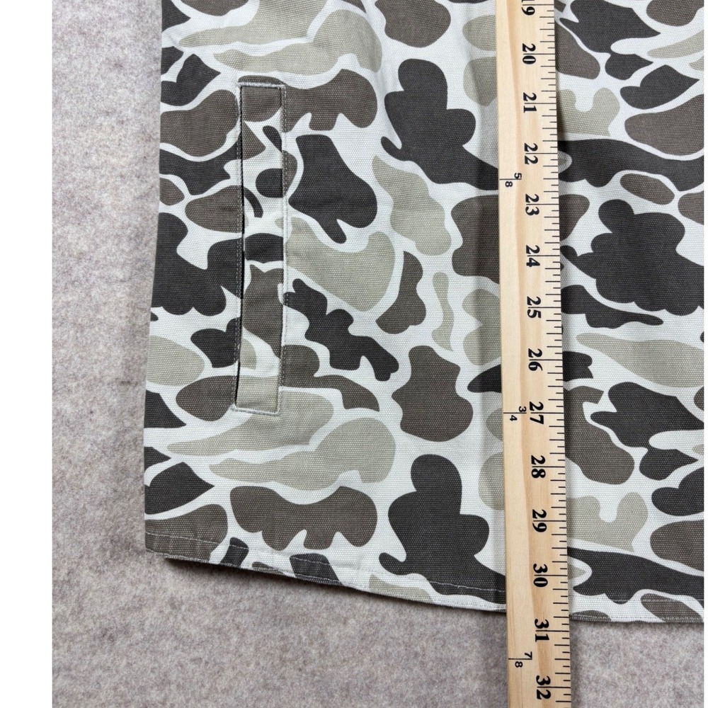 NWT Marsh Wear The Delano Shacket Mens XL Stone Mallard Camo Canvas Shirt Jacket - Picture 6 of 7